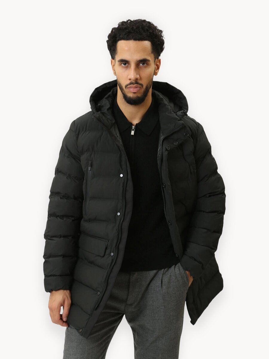 Парка GEOX Spherica, размер 50 RU, черный