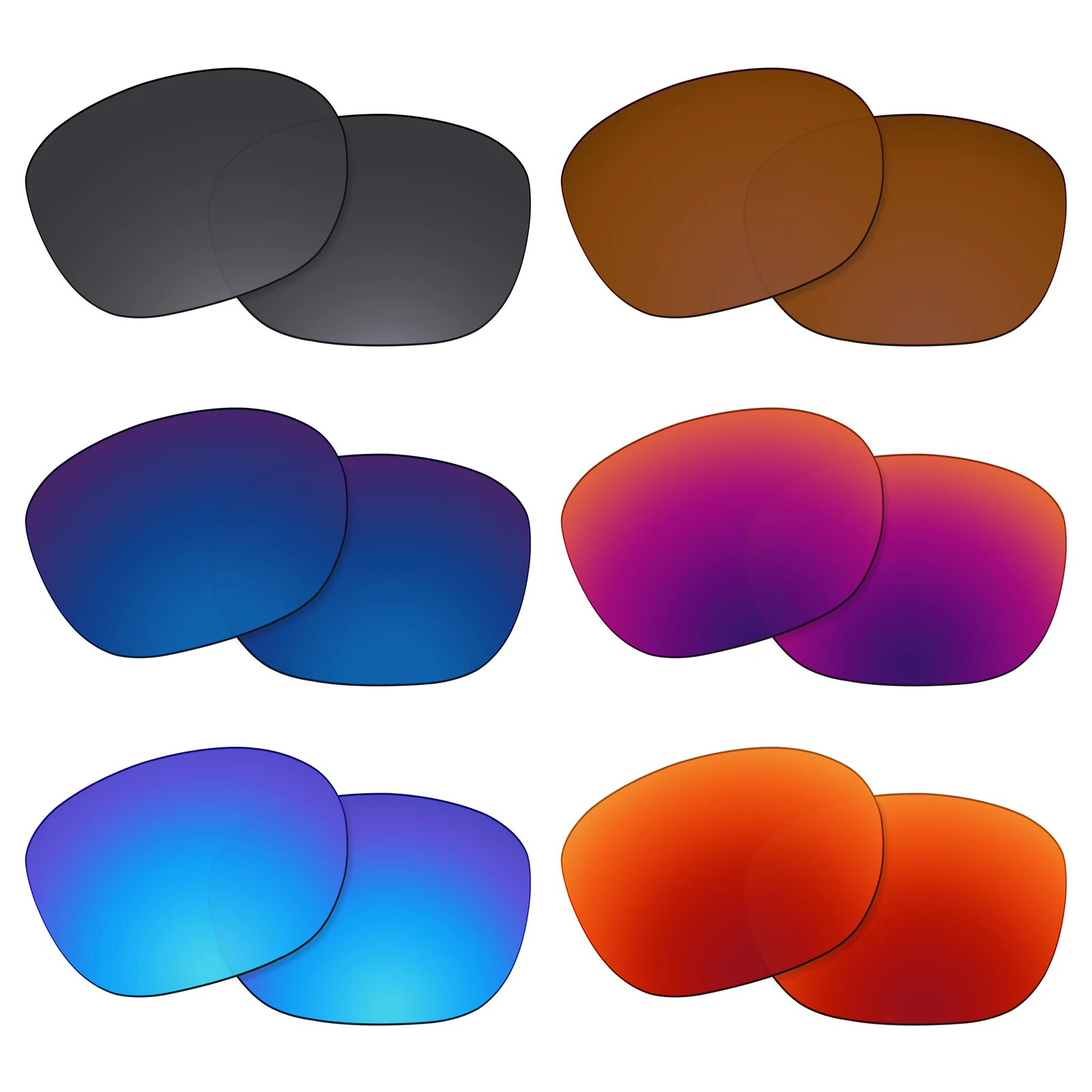 Поляризованные линзы OOWLIT Oakley Garage Rock, 6 цветов