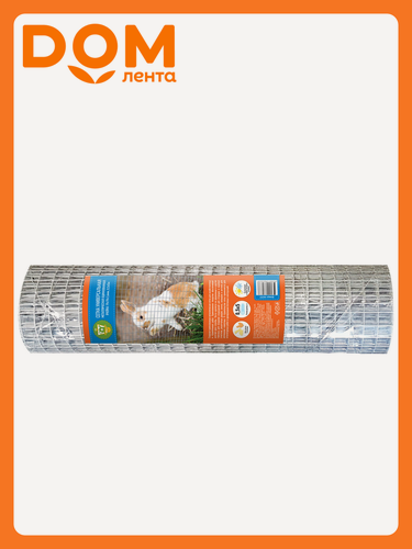 Изображение товара Сетка металлическая оцинкованная GARDEN SHOW ячейка 19х19х1,4 мм 0,5х5 м