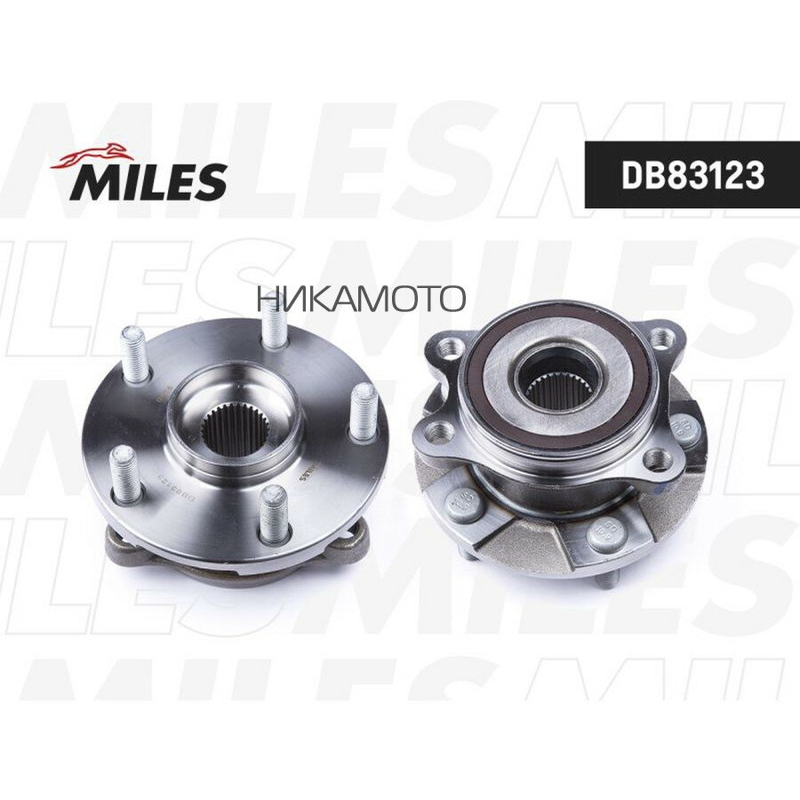 MILES DB83123 Ступица с подшипником TOYOTA AURIS I/AVENSIS III T270/COROLLA X/RAV4 IV 06- перед.