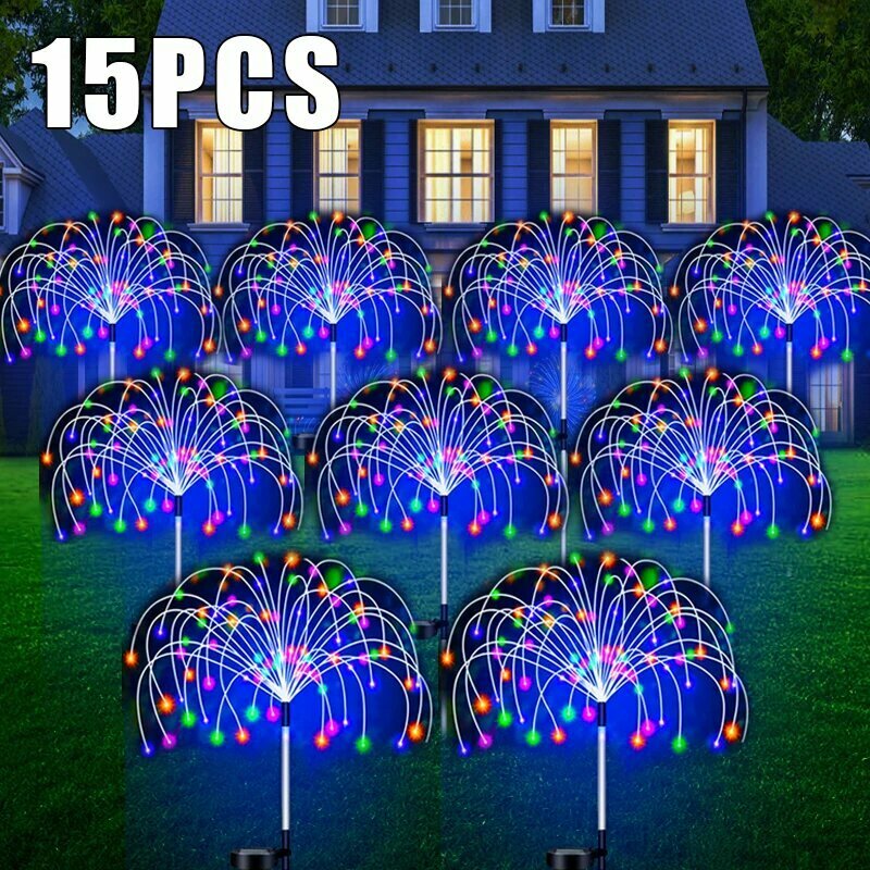 Солнечные фонари RGB для сада, 3 шт.