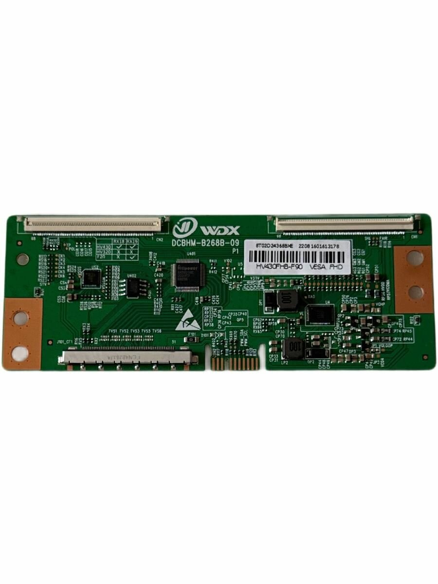Плата T-Con (DCBHM-B268B-09), для ТВ HARTENS HTY-43FHD06W-S2