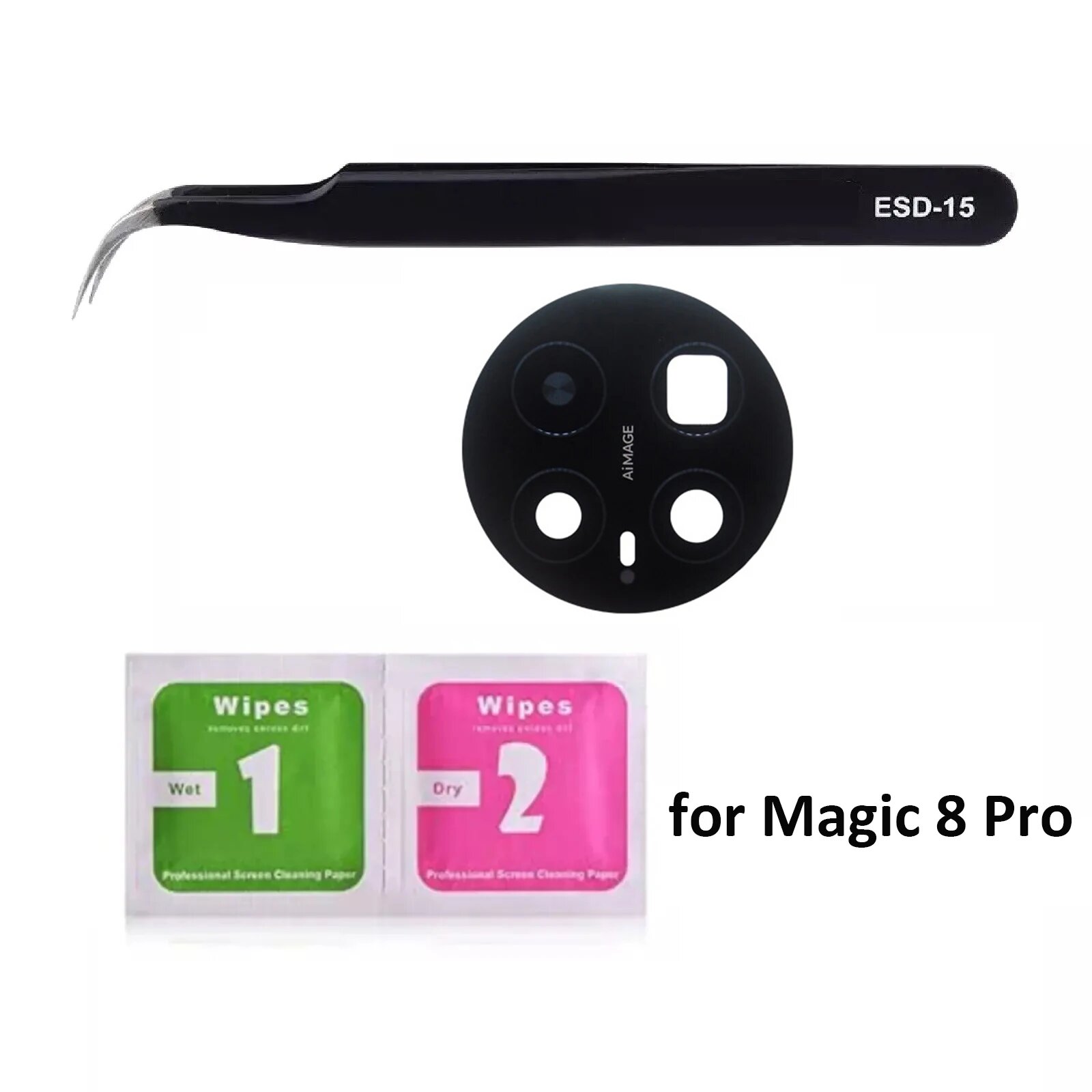 Замена стеклянной линзы задней камеры для Honor Magic 8 7 Pro 8Pro 7Pro, ремонтная крышка объектива