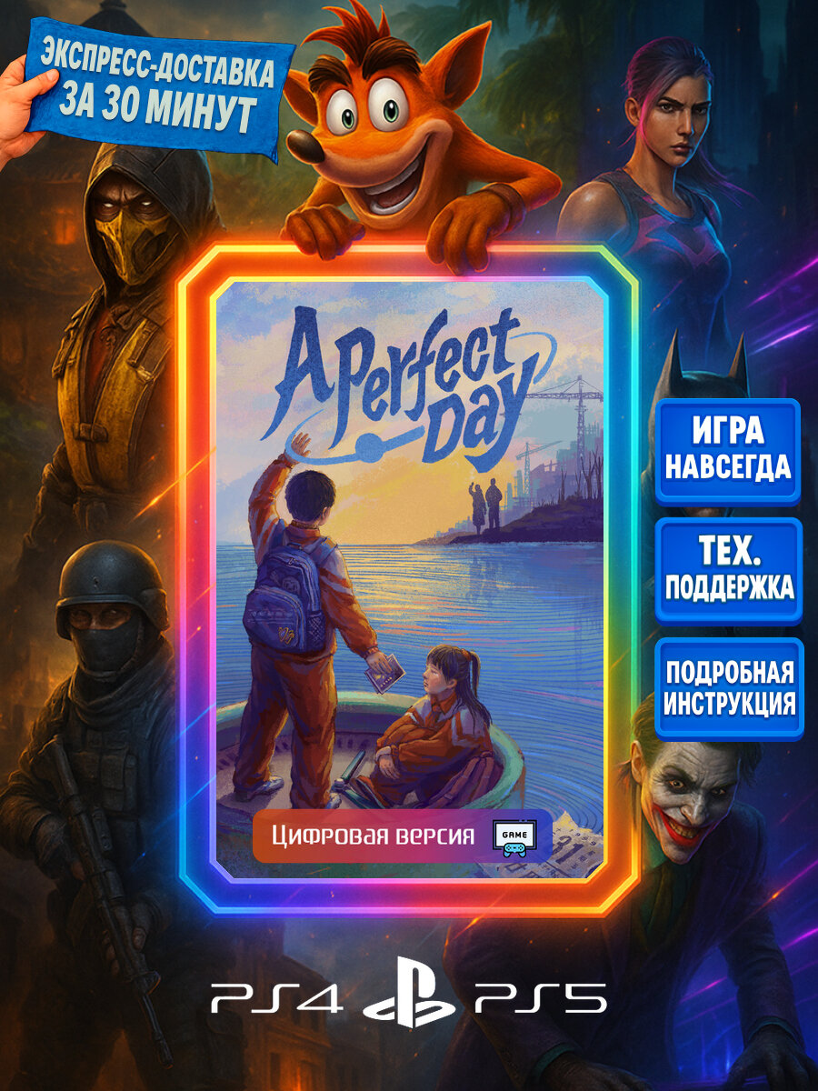 A Perfect Day PS4/PS5 | Моментальная доставка | Английский язык | Головоломки