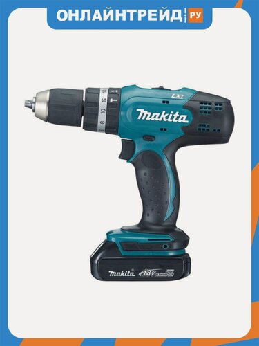 Изображение товара Дрель-шуруповерт аккумуляторная Makita DHP453SYE LXT