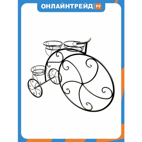 фото Цветочница m-group велосипед большой (на 3 горшка)