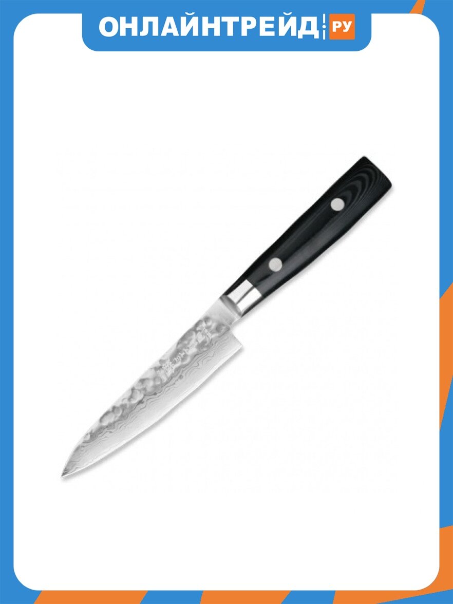 Нож кухонный универсальный Yaxell "Petty" серия Zen YA35502, 37 слоев, дамасская сталь, Япония, 12 см