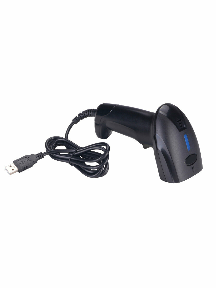Проводной сканер штрих-кодов SUNTEK 2D Wired Barcode Scanner (ST1100D) Black
