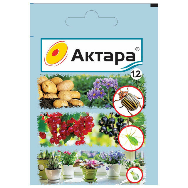 Инсектицид широкого спектра действия "Актара", 1.2 г