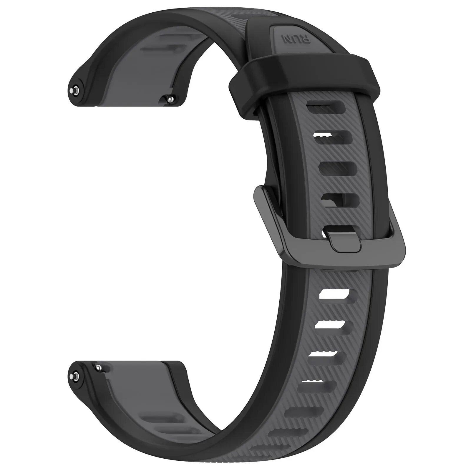 Силиконовый ремешок Garmin Forerunner 165/165 Music, черный