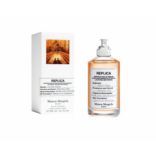фото Maison margiela replica autumn vibes 100 мл туалетная вода унисекс, принадлежит к группе древесные, пряные