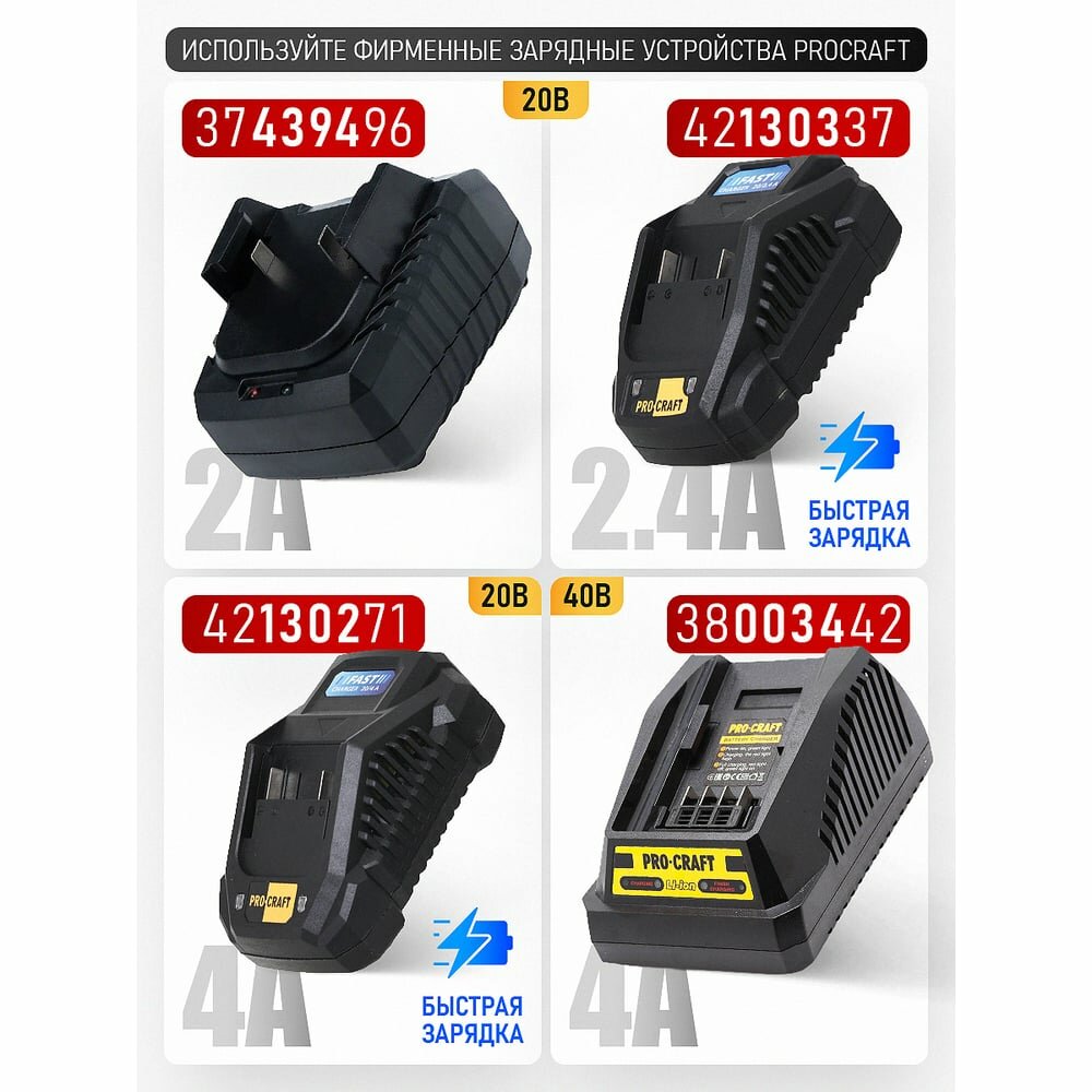 Батарея PROCRAFT Universal BAT20/8 — фото 1