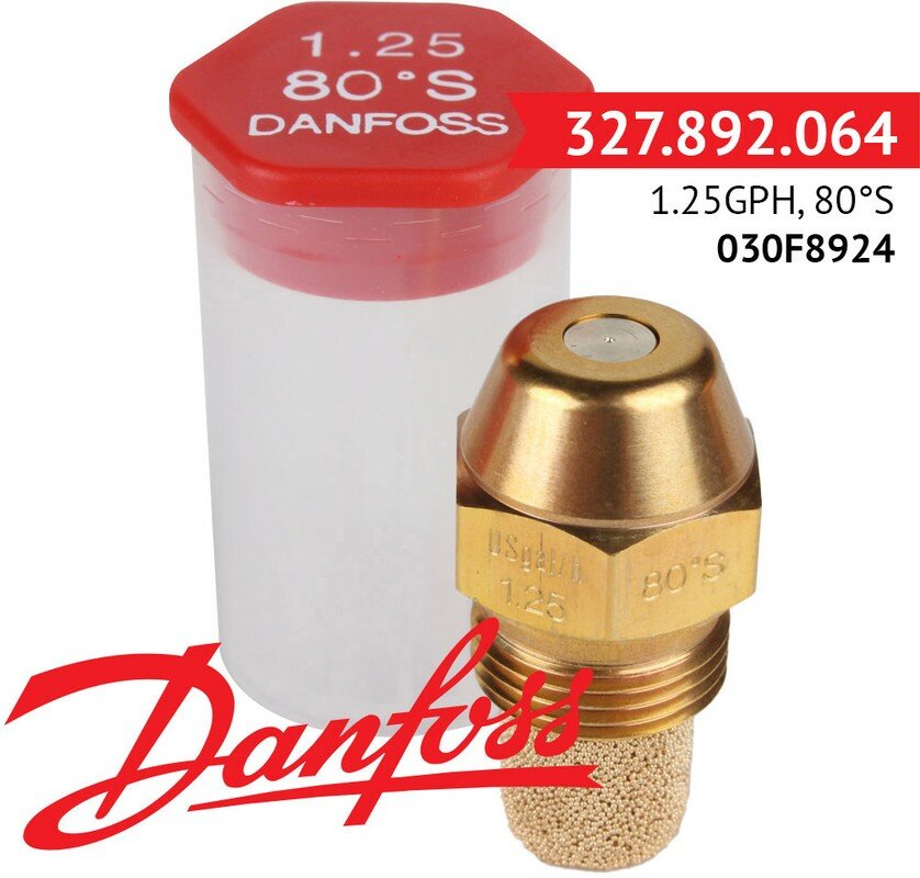 Топливная форсунка Danfoss 1.25GPH,80S 030F8924