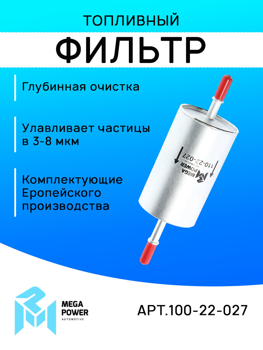 Фильтр топливный для а/м FORD Focus, MAZDA Axela, VOLVO V50 MEGAPOWER