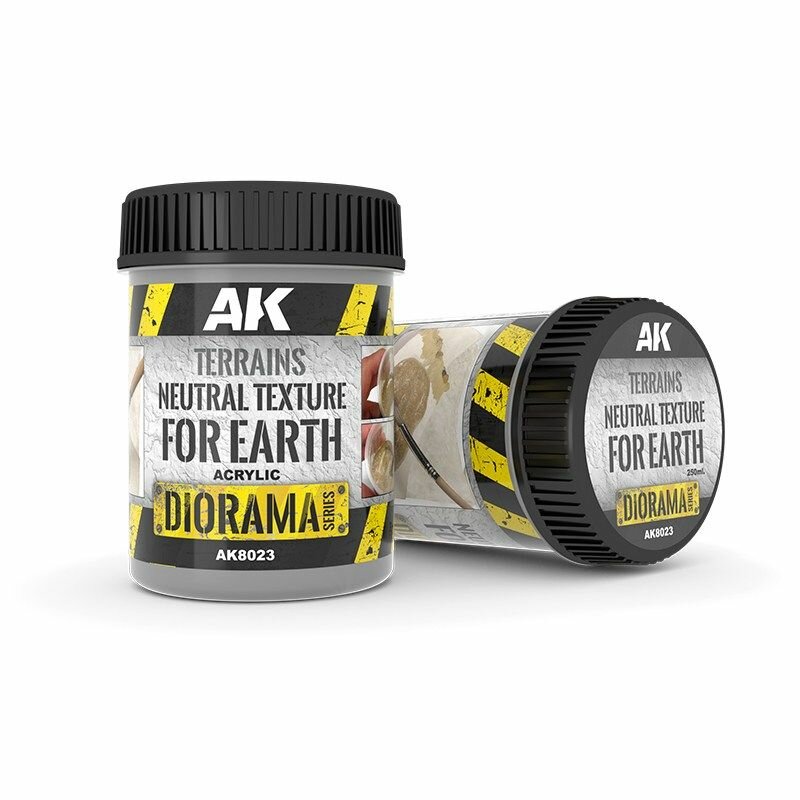 Смесь-краска для создания эффектов AK Terrains Neutral Texture For Earth 250ml AK8023