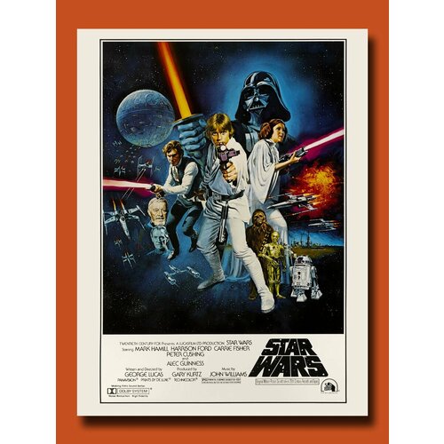 Постер Звездные войны - 30х40см, Плакат Star wars, арт.1