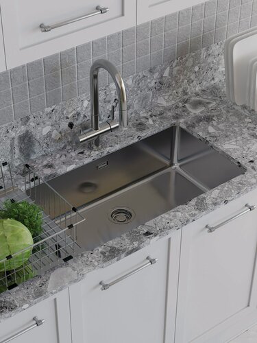 Изображение товара Кухонная мойка OMOIKIRI Tadzava 75-U/I-IN, нержавеющая сталь