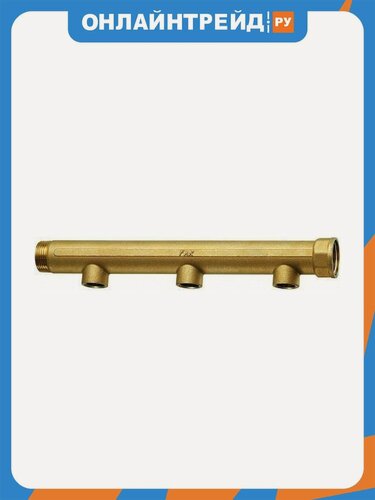 Изображение товара Коллектор Far 2 "(НР-ВР) с 3 отв. 1" ВР(межосев. 100 мм)