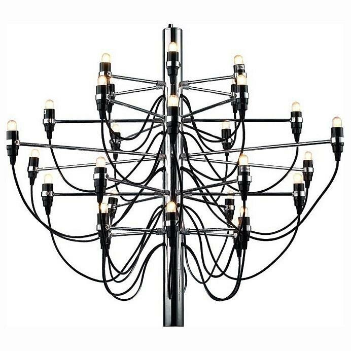 Люстра Divinare Molto 8030 02 LM-30 цвет арматуры Хром, Черный