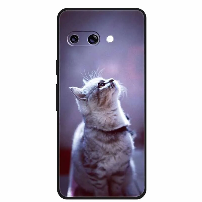 Для Google Pixel 10A чехол милый монстр смайлик силиконовые мягкие чехлы из ТПУ Черный, M01. CH.44