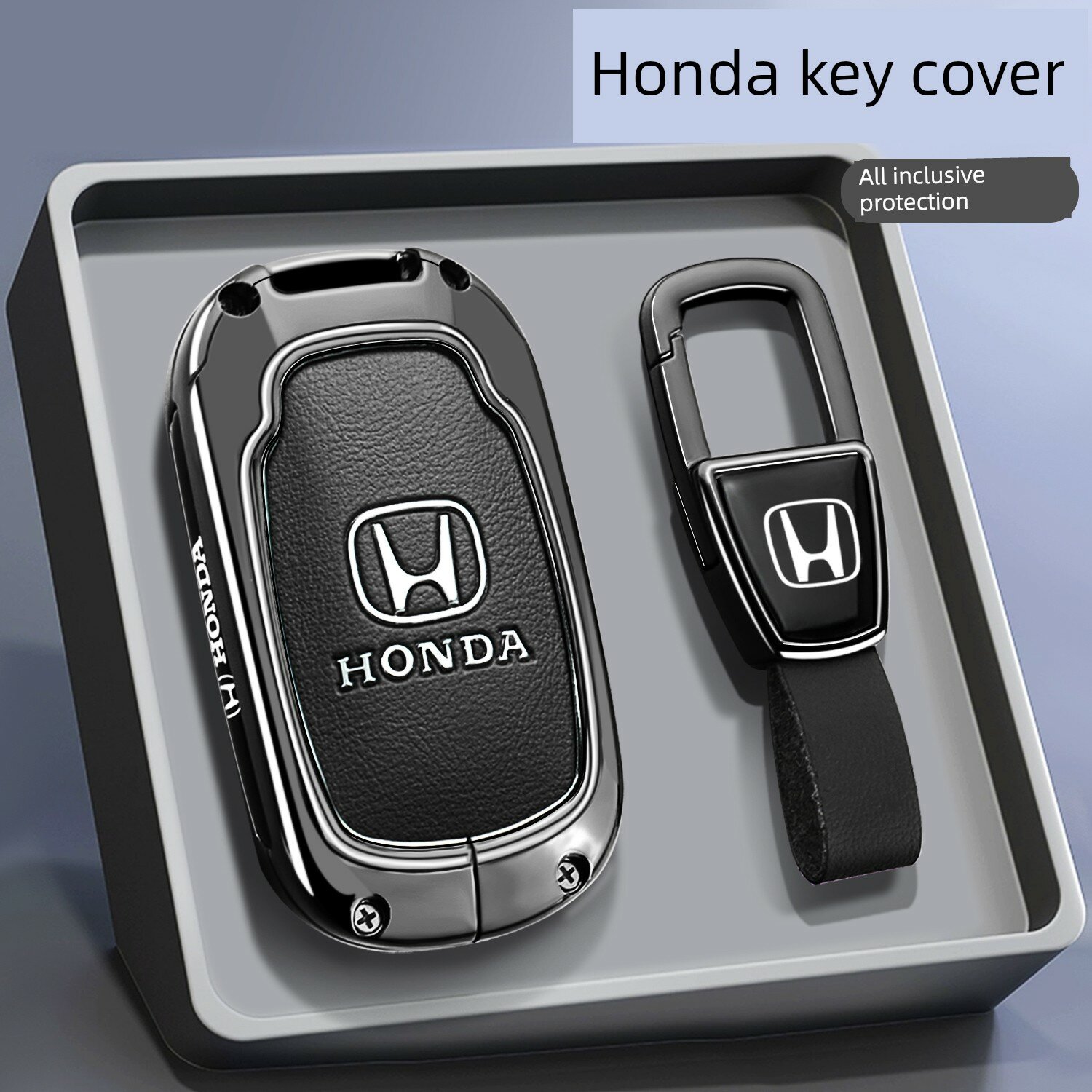 Хонда ключевая оболочка для CR-V, Civic, Accord A-стиль квадратный зажим черный оригинальный аксессуар
