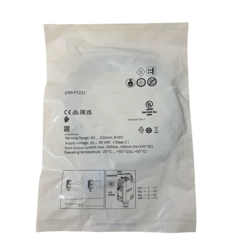 100% Новый оригинал GTB6-P1231 Фотоэлектрический переключатель Датчик
