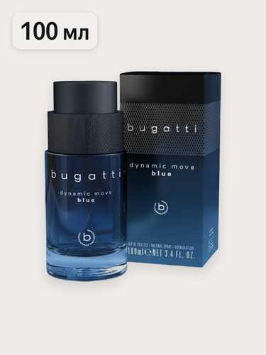Изображение товара Bugatti Туалетная вода мужская Bugatti Dynamic Move Blue, 100 мл