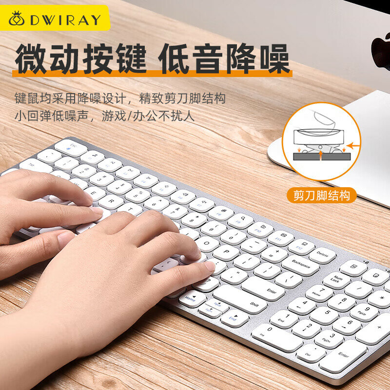 DiyiGongfang беспроводная клавиатура и мышь для Apple MacBooks ультратонкий офисный набор с зарядкой