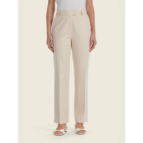 фото Брюки классические gerry weber, размер 44, бежевый