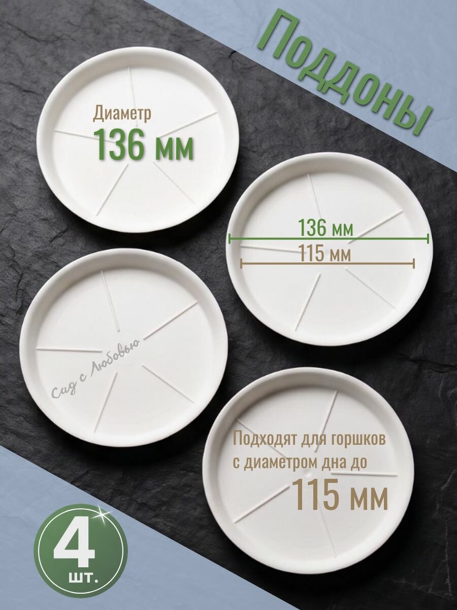 Поддон тарелочки для горшков