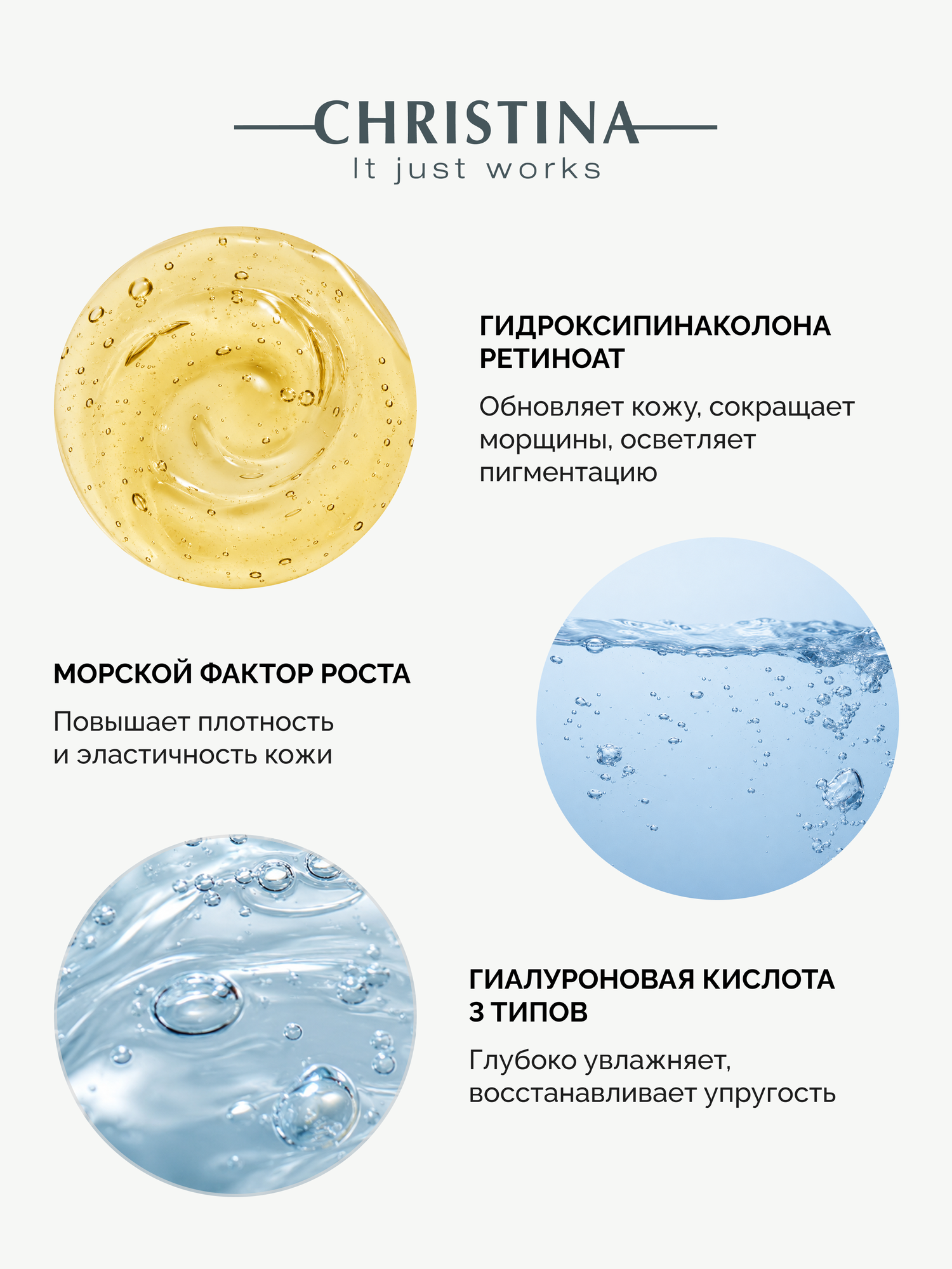 Christina Обновляющая маска для лица с ретинолом Line Repair Fix HA Repair Mask 60 мл. — фото 1