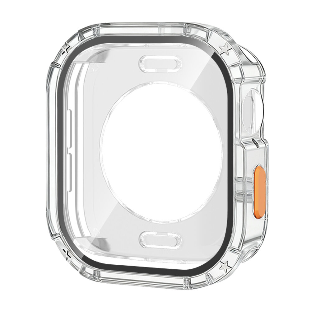 Прозрачный чехол для Apple Watch с защитой передней и задней панели, для Series 6/5/4/SE, 44 мм