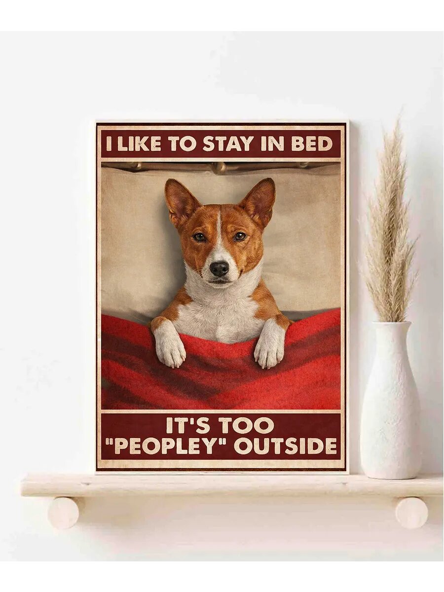 Басенджи, Stay In Bed, Плакат 30x42см