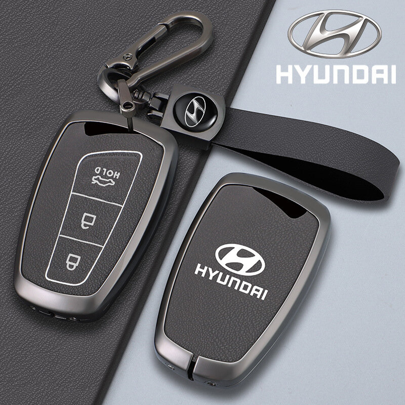 Ключевая цепочка для Hyundai Santa Fe с 4 кнопками, зеленым цветом и браслетом для моделей 2013-2017 годов,