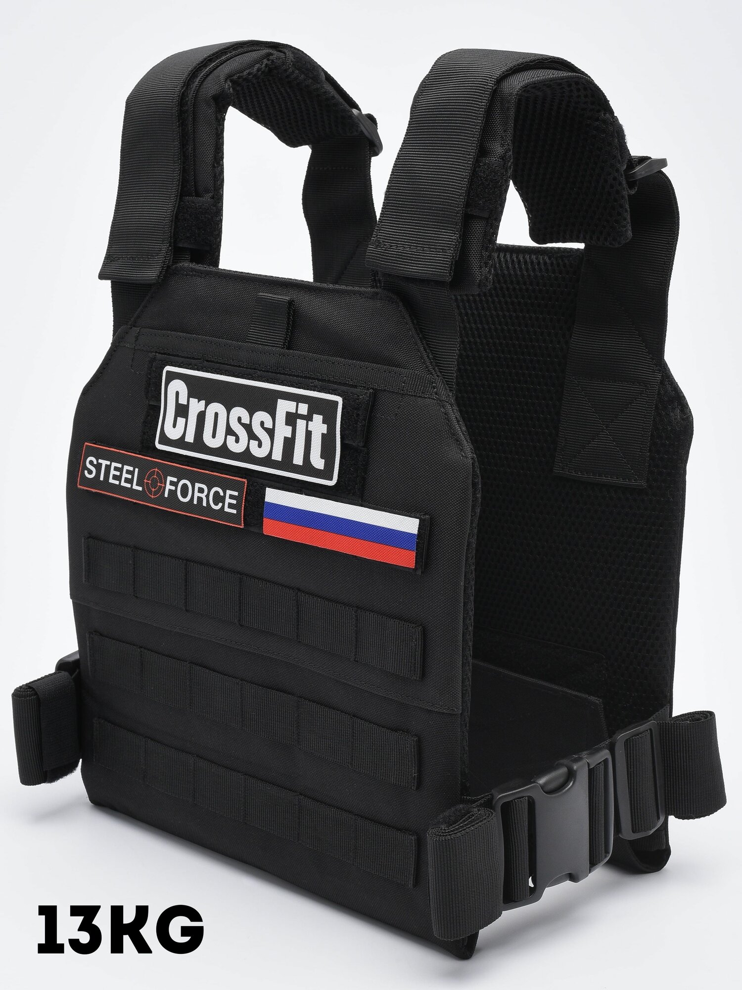 Жилет утяжелитель STEEL FORCE (13кг) Black Devil