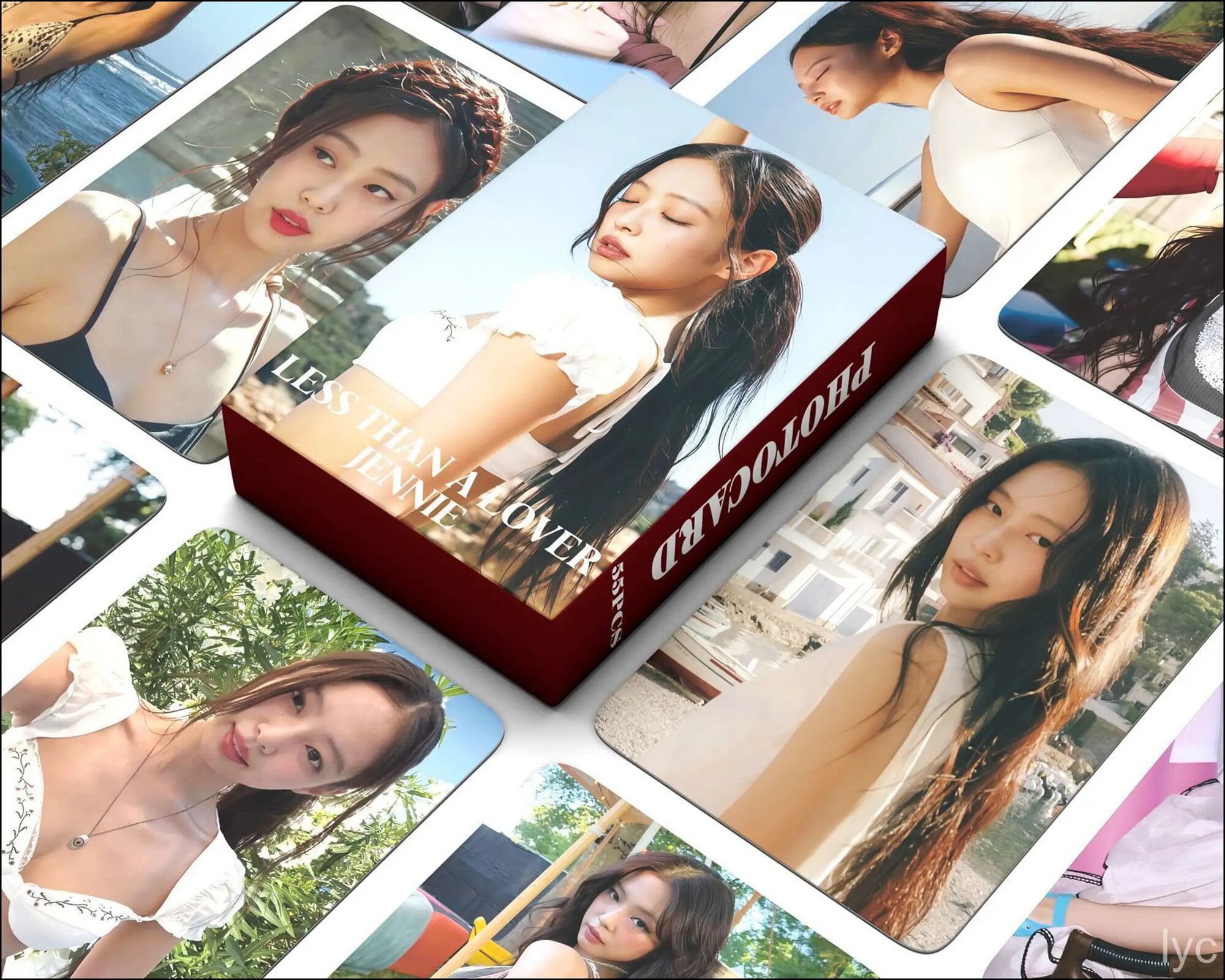 Эксклюзивный набор из 55 карт BLACKPINK JENNIE, плакат DEADLINE, коллекция LESS THAN A LOVER