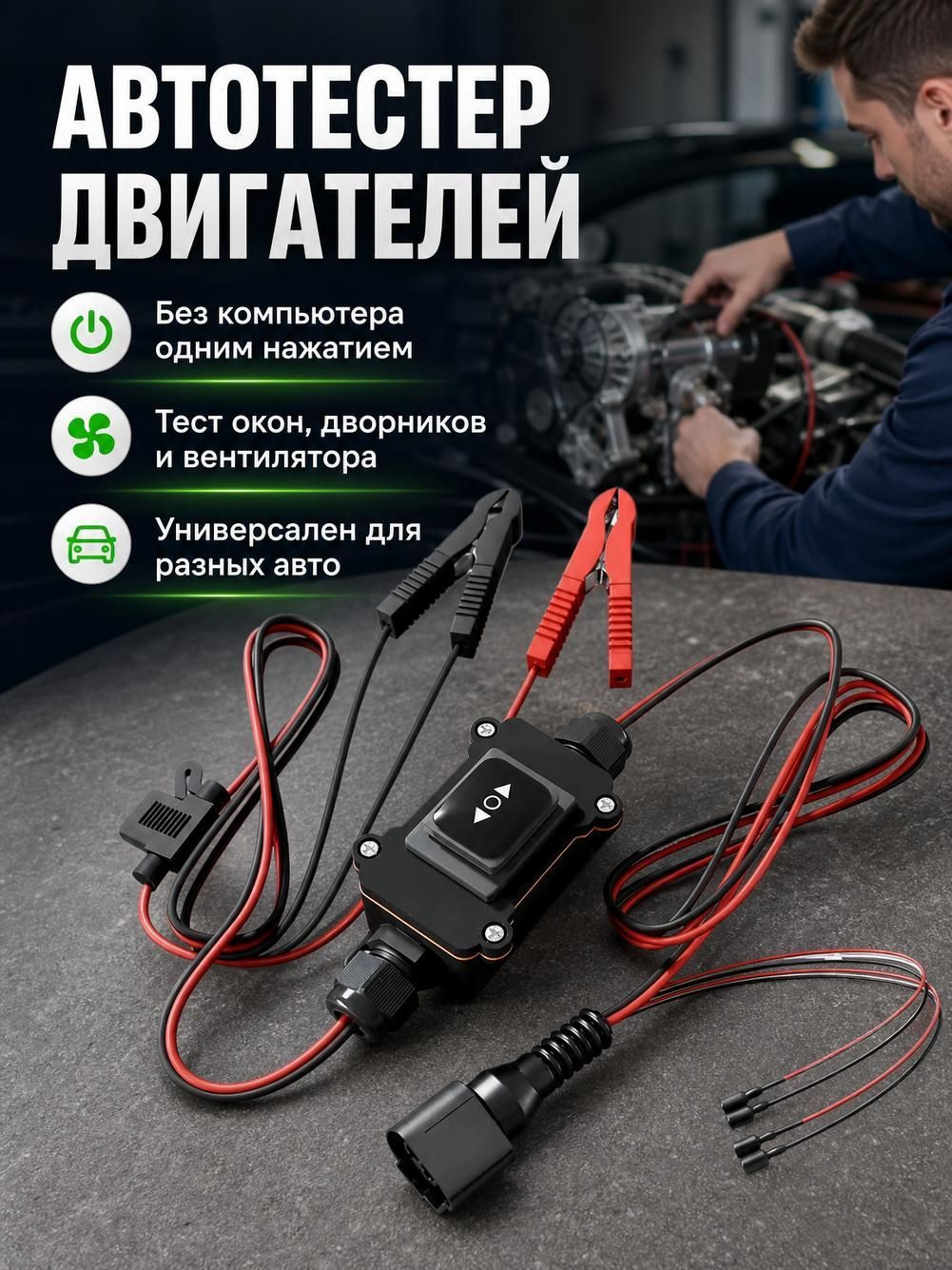 Адаптер для электронного стояночного тормоза, 12 В, реверс