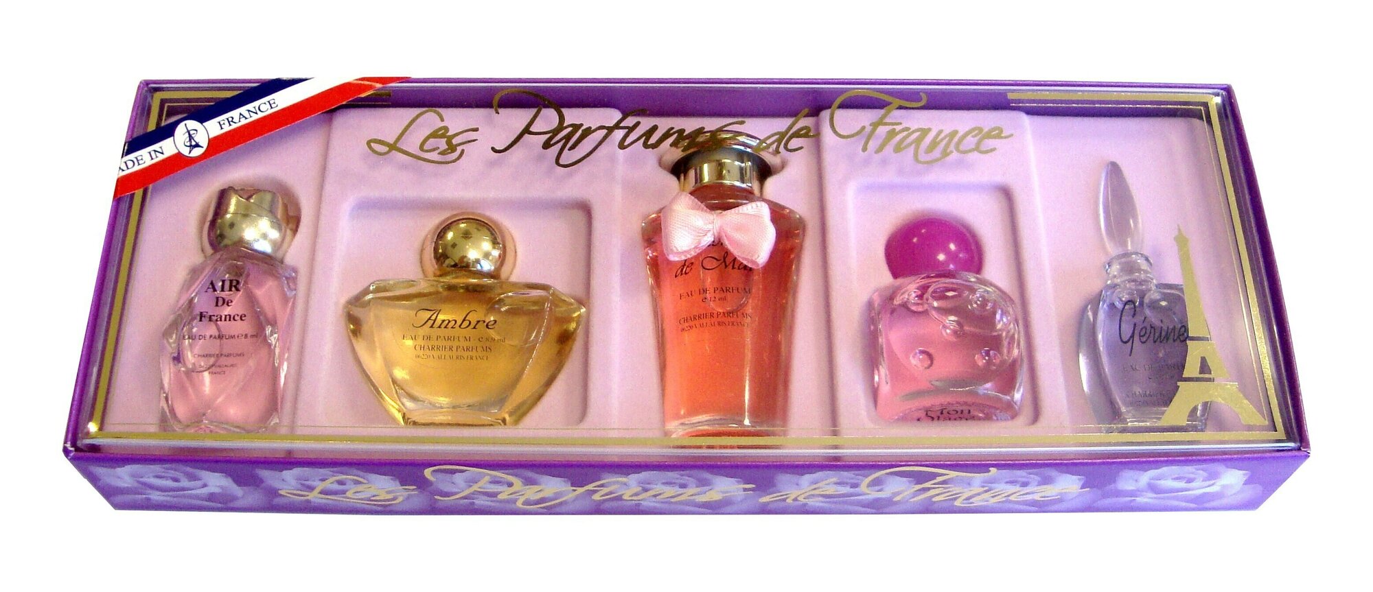 Набор парфюмированной воды для женщин "Les Parfums de France - Coffret "Roses" от CHARRIER Parfums