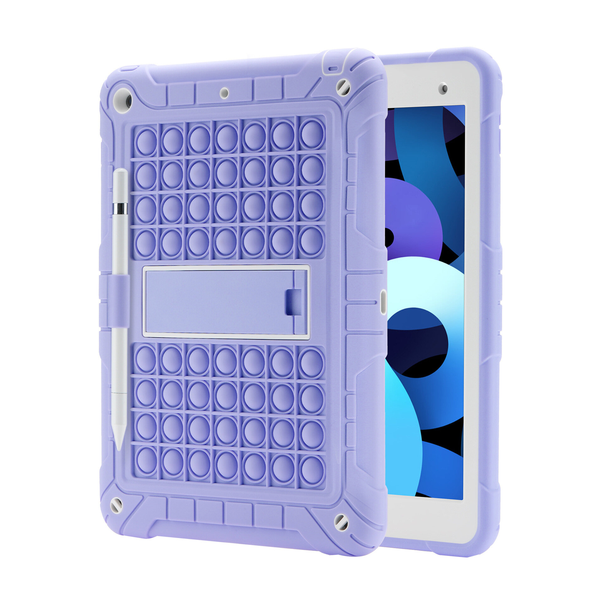 Чехол защитный для iPad 10.2 дюйма (2019-2021), пурпурный