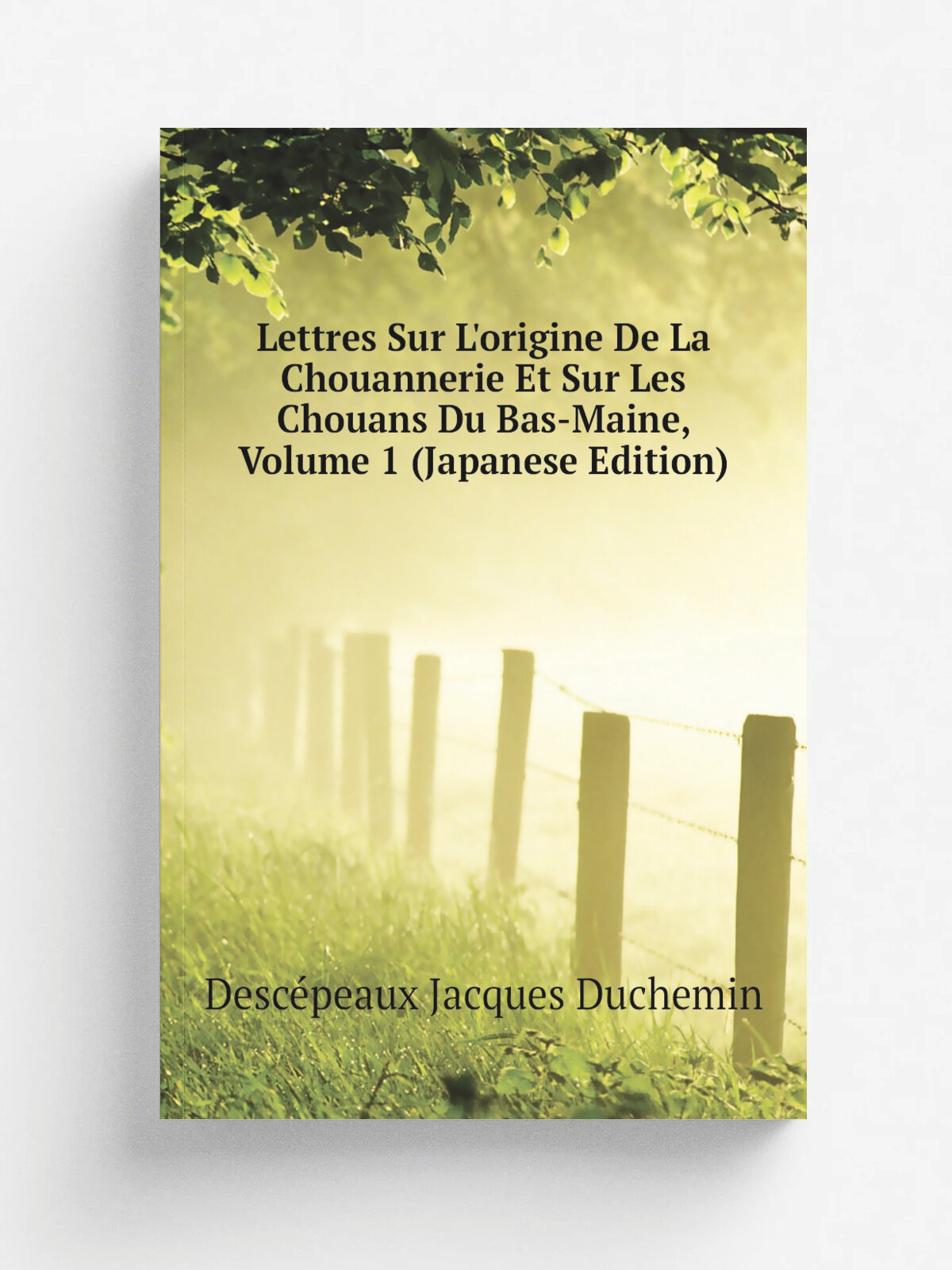 Lettres Sur L'origine De La Chouannerie Et Sur Les Chouans Du Bas-Maine, Volume 1 (Japanese Edition) | Desc.peaux Jacques Duchemin | Репринт