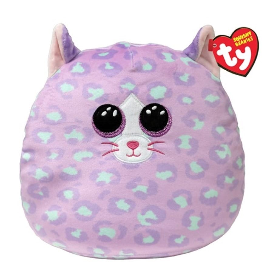Мягкая игрушка TY Squishy Beanies кот Cassidy, 30 см