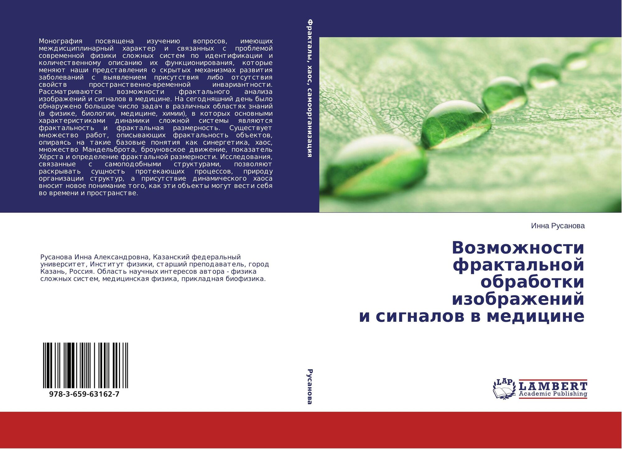 Инна Русанова - Возможности фрактальной обработки изображений и сигналов в медицине.