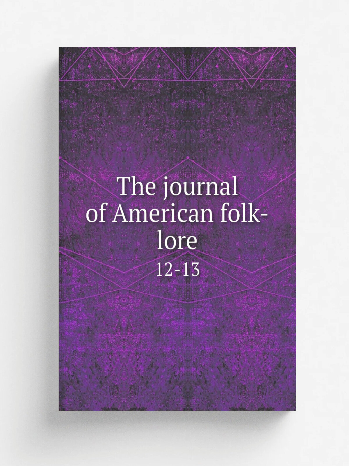 The journal of American folk-lore. 12-13 | Boston : American Folk-lore Society | Репринт