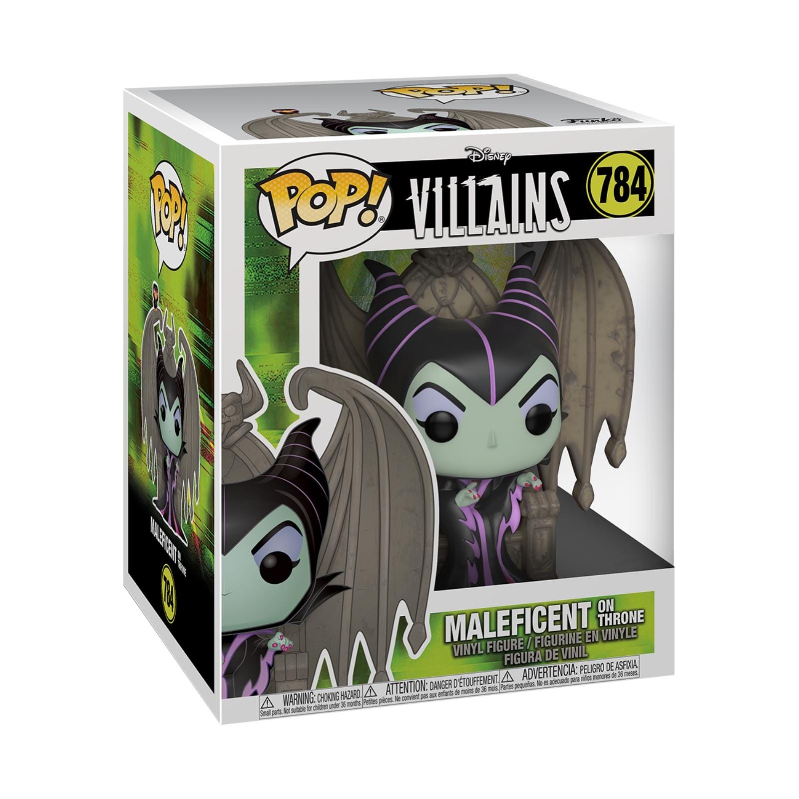 Фигурка Funko Pop Disney Deluxe Злодеи Малефисента на троне, черный, 12 см