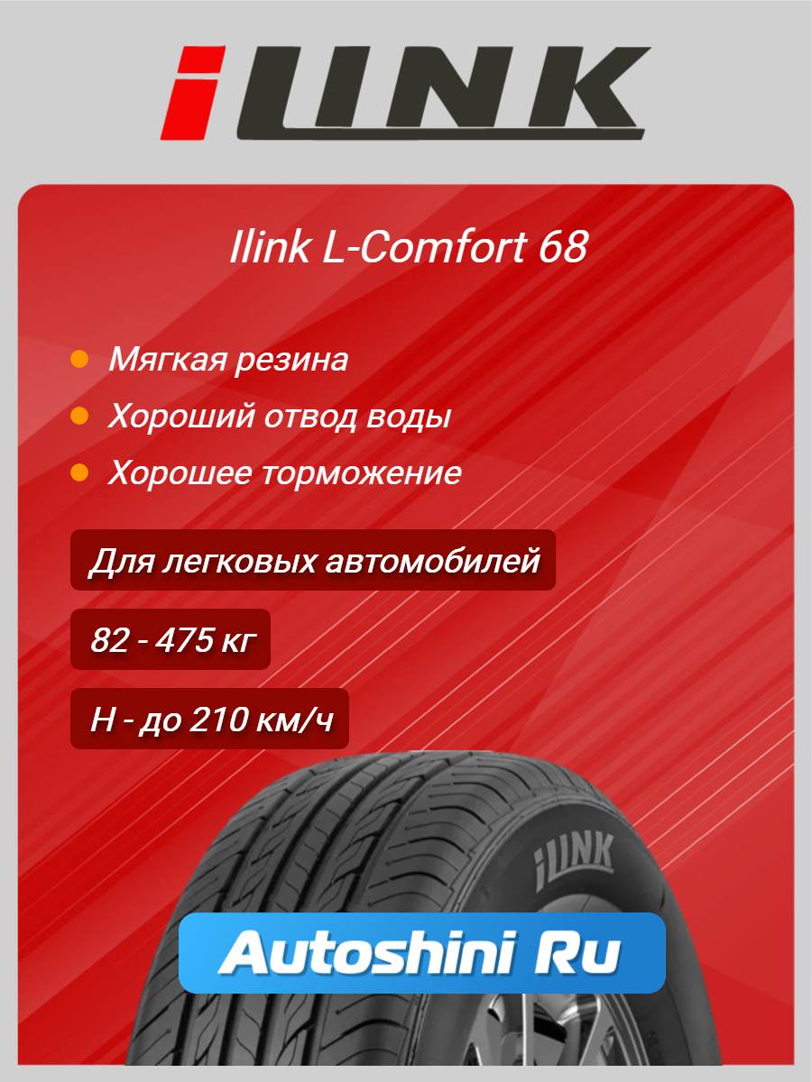 Шины летние Ilink L-Comfort 68 175/65 R14 82H
