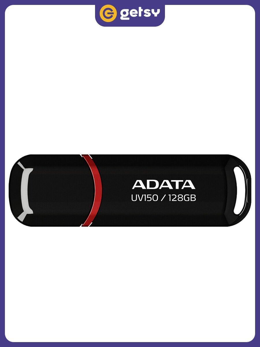 USB-накопитель AUV150-128G-RBK ADATA 128GB UV150 USB Flash Drive (Black)