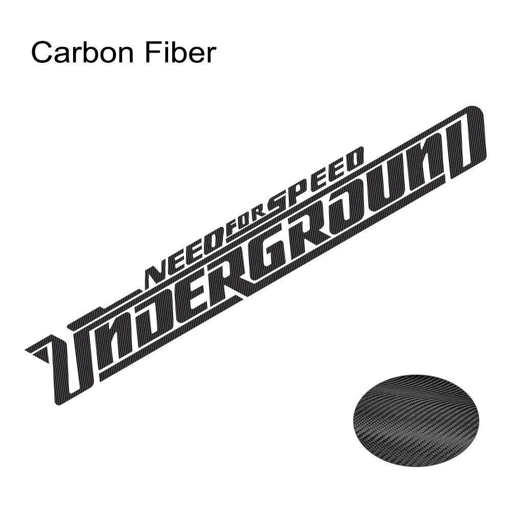 Виниловая Водонепроницаемая Наклейка NFS Need For Speed Most Коричневый, Carbon Fiber, 90x12cm