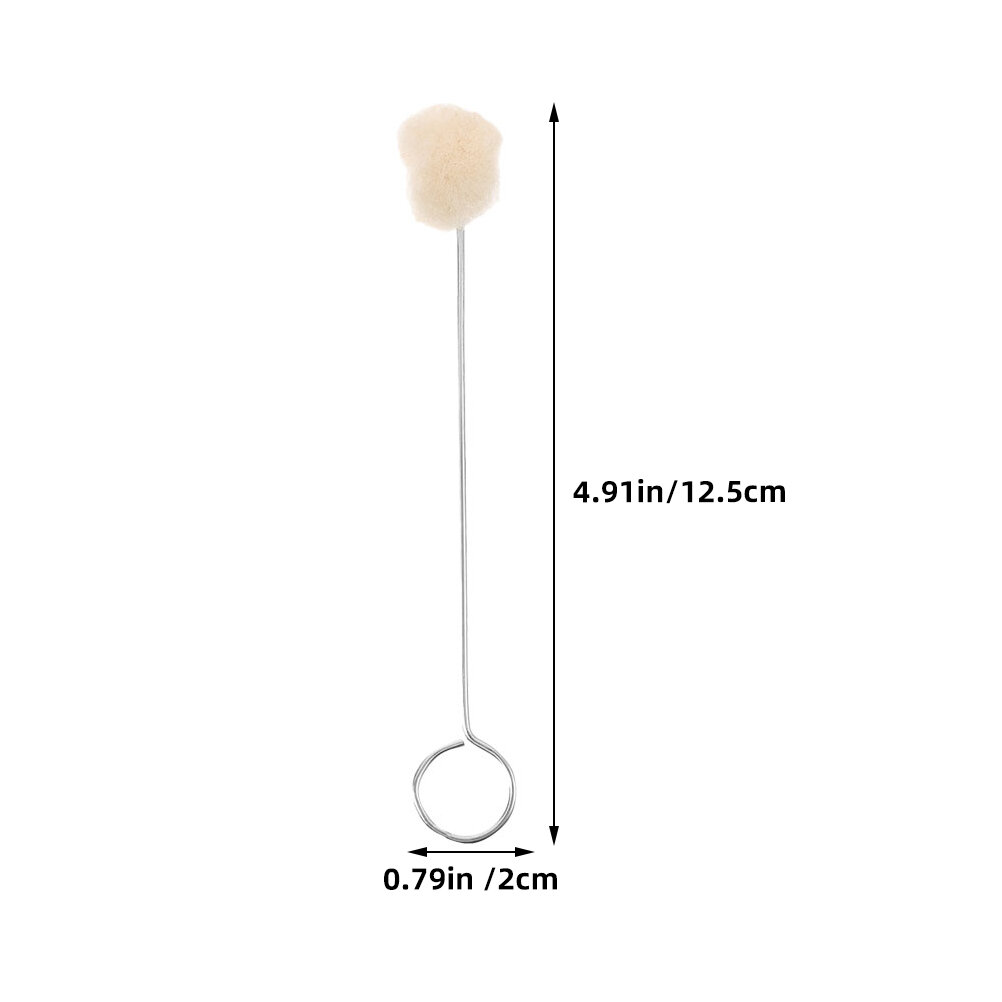 Щетка Из Шерсти С Железной Ручкой Для Окраски Кожи 40шт 12.50X2.00X2.00CM