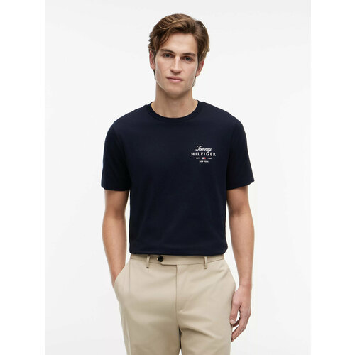 фото Футболка tommy hilfiger, 1 шт., размер xl, navy blue