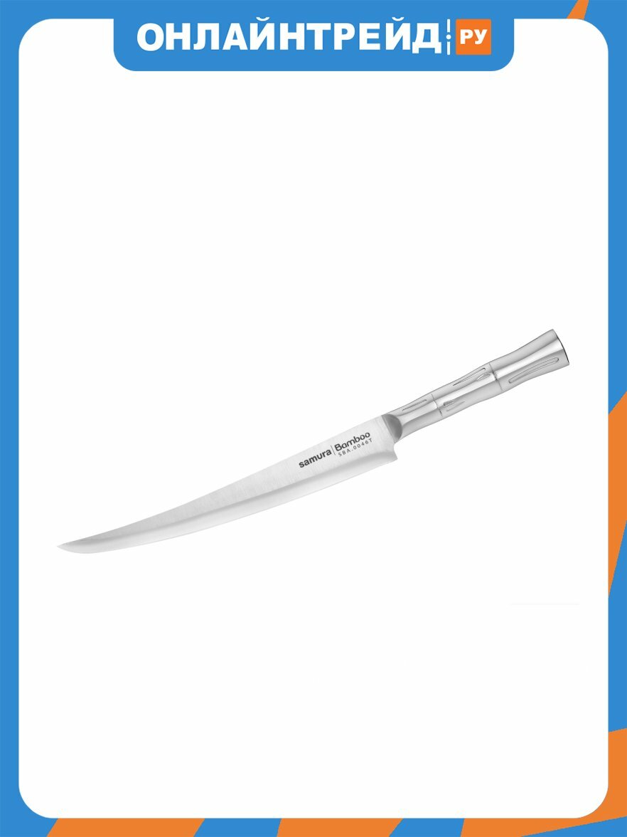 Нож кухонный Samura Bamboo слайсер Tanto 230 мм, AUS-8, SBA-0046T